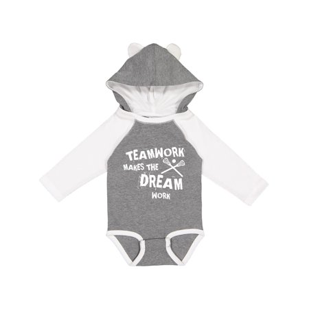 

Inktastic Lacrosse Teamwork Gift Baby Boy or Baby Girl Long Sleeve Bodysuit