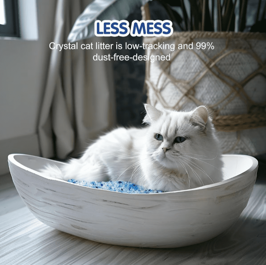 COCOYO Crystal Cat Litter I Silica Gel Cat Litter,17.2 Lbs Value Pack