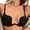 Black, variant on Modern Seamless Full Coverage Wireless Bra for Women Soft Support U Back Design