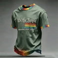 thumbnail image 3 of Men's We The People Means Everyone American Flag Rainbow PrideShirt Short Sleeve Casual Graphic Tees, 3 of 5
