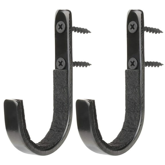 XIANXIAN Bow Rack Gun Hook Black 2 Stainless Steel Mounts Wall Mounted Bow Hook Black