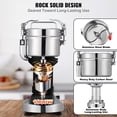 thumbnail image 3 of VEVOR 300g Stainless Steel Electric Coffee Grinder, 3 of 9