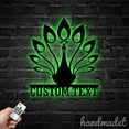thumbnail image 5 of Handmadetneonsign Peacock Metal Wall Art Light, Wild Life Metal Sign Wall Decor, Peacock Metal Decor 49836, 5 of 5
