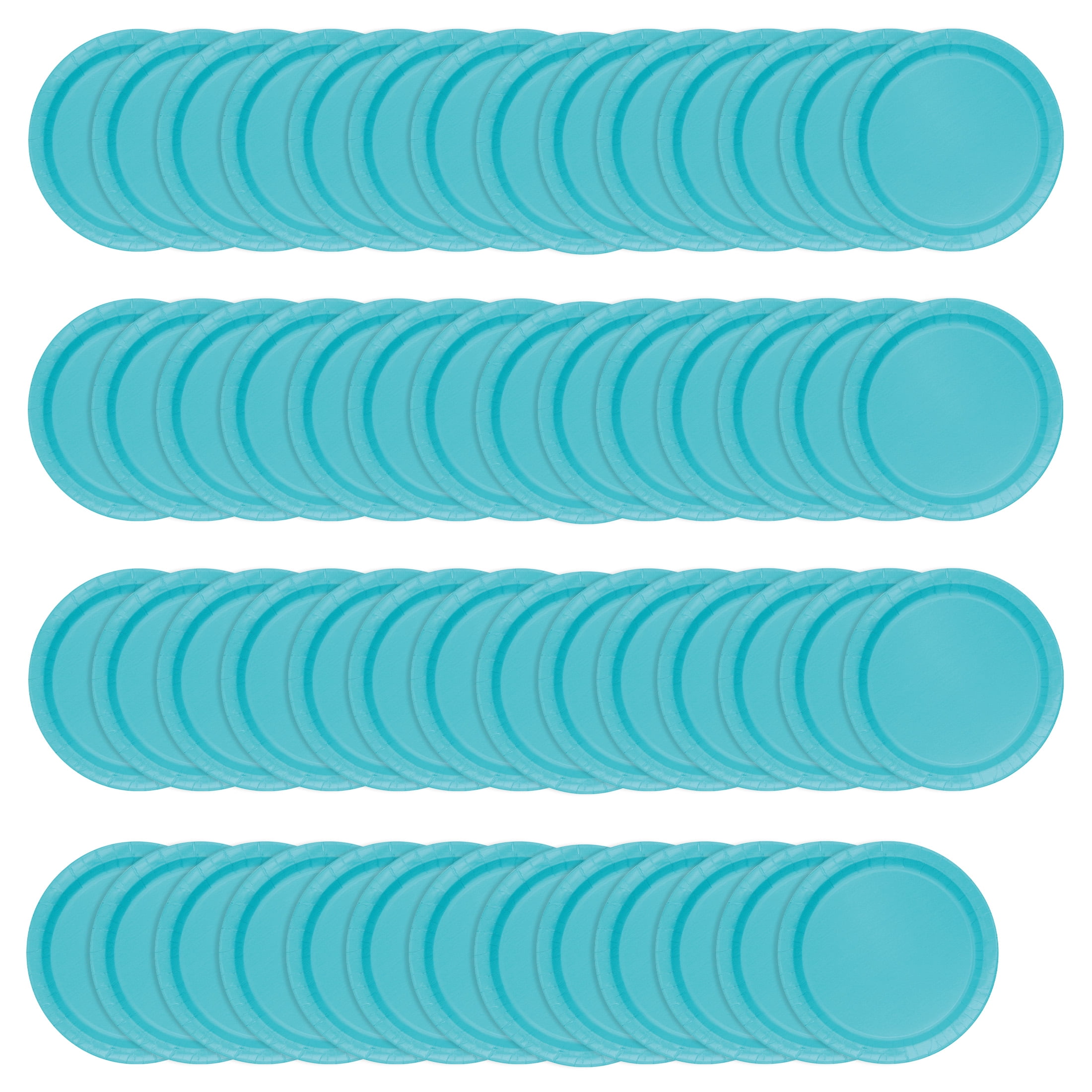 55CT 9IN Teal Dinner Paper Plates by Way To Celebrate
