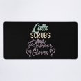 thumbnail image 1 of Un nuevo regalo de enfermera: tapete de escritorio con guantes de goma y exfoliantes de café con leche, 1 of 1
