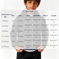 thumbnail image 3 of Vmberlty Kids Oversized Hooded Sweatshirts Teen Boys Solid Color Long Sleeve Hoodies with Functional Pockets Breathable Casual Daily Outdoor Tops, 3 of 6