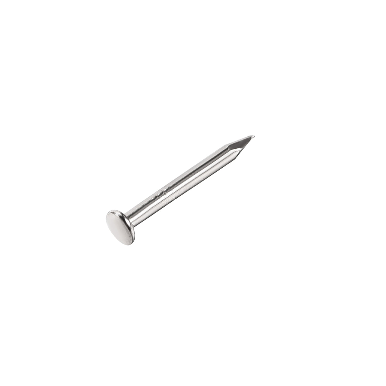 Unique Bargains 1.2x10mm Tiny Nails Carbon Steel Nickel Plated, 500 Pack