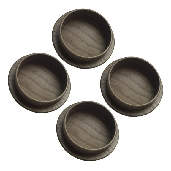 Furniture Pads for Hardwood Floor Chair Leg Covers Grain Mats Feet Protectors Foot Cup Casters Plastic 4 Pcs