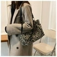 thumbnail image 6 of Txmasen Large Capacity Bag Crossbody Bag Leopard Print Shoulder Bag Tote Bag Brown, 6 of 10