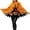 Orange, variant on HNMKIU Shoulder Shawl Wrap Women Halloween Pumpkin Skeleton Poncho Cloak Wraps Cape for Party Gold,One Size