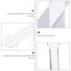 thumbnail image 2 of 6 Pcs Transparent Acrylic Earring Try On Sticks Ear Stud Jewelry Display Holder, 2 of 3