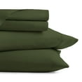 thumbnail image 6 of Ultra Soft Bed Sheets Set in Christmas Green for Twin Size Bedding by Comfort Canopy, 6 of 14