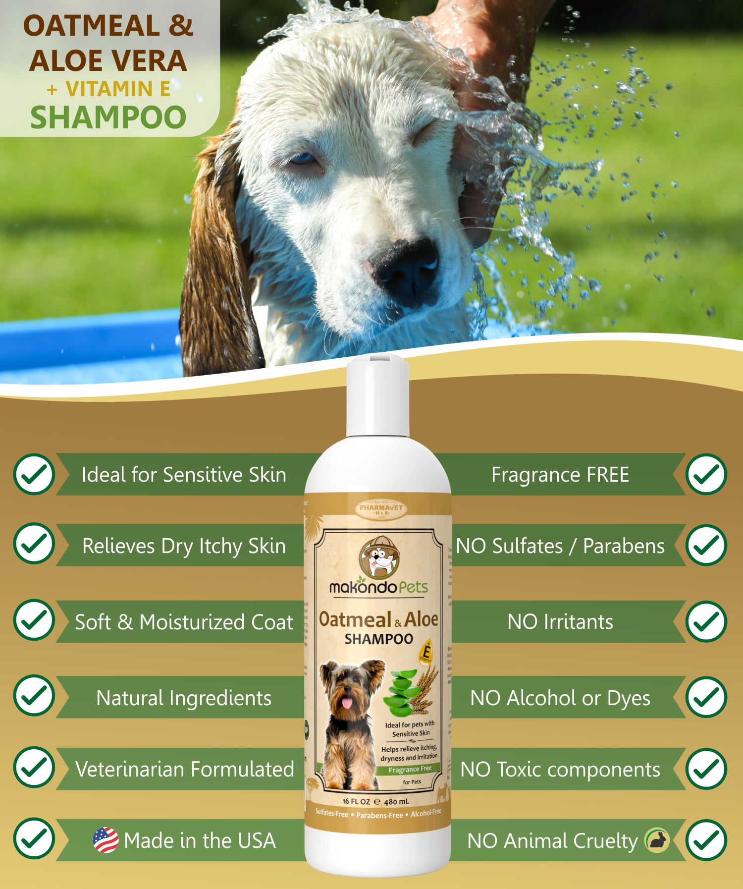 fragrance free dog shampoo