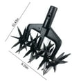 thumbnail image 2 of RnemiTe-amo 9.25” Hand Cultivator & Tiller with Detachable Tines Black, 2 of 7
