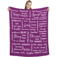 thumbnail image 1 of LHSHID Bible Verse I Am with You Always Jesus Blanket Secret Sister Gifts for Women Christian Birthday Gifts for Women Cozy Plush Religious Prayer Blanket 60x80in, 1 of 1