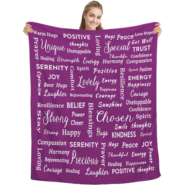 LHSHID Bible Verse I Am with You Always Jesus Blanket Secret Sister Gifts for Women Christian Birthday Gifts for Women Cozy Plush Religious Prayer Blanket 60x80in