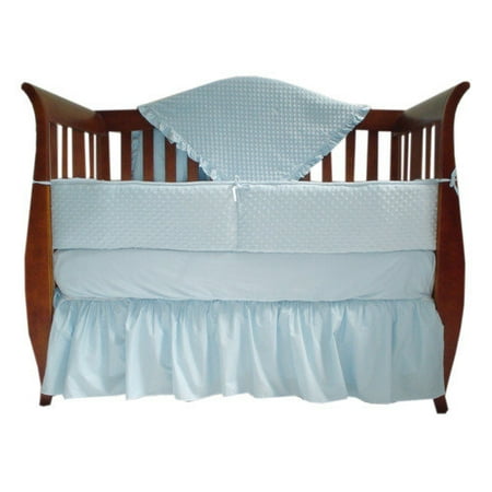 American Baby Company Heavenly Soft Minky Dot Chenille Crib Set