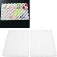 thumbnail image 1 of Tapis en Mousse pour Fondant, 2 Pcs Tapis de Modelage en Mousse pour Fondant, Plateau en Mousse pour Modeler les Fleurs de Sucre Réutilisable, Outils de Modélisation en Mousse Ondulée, Blanc, 1 of 8