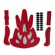 thumbnail image 1 of Forro De Tapa Kits de almohadillas de espuma internas para casco universal Juego de esponja sellada para ciclismo (rojo) Tmvgtek Libre de BPA, 1 of 9