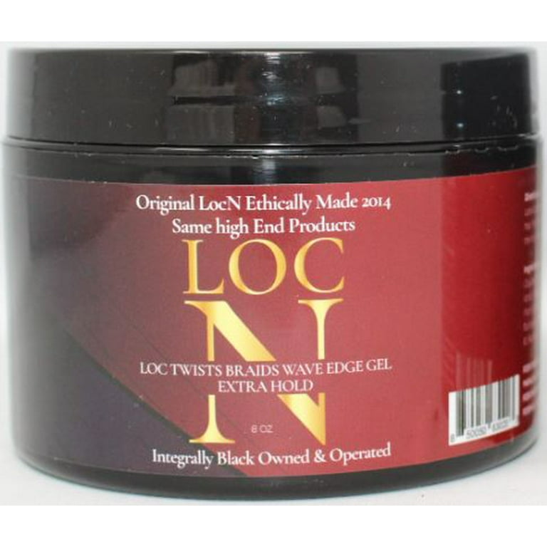 トリートメント bumi Loc 'N Twists, Braids Wave Edge Gel - Extra Hold Hair Gel, 8 oz