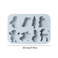 thumbnail image 2 of Christmas Themed Cake Silicone Bakeware Set For Festive Desserts And, 2 of 3