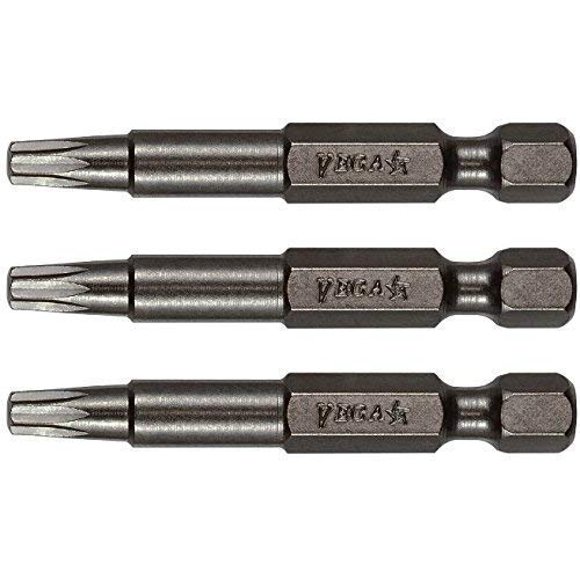 VEGA Double Square #2 Bits. Professional Grade 1/4" Hex Shank #2 Double Square 2-3/4" Power Bits. 170DS02A-3 (Pack of 3)