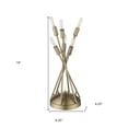 thumbnail image 3 of Perret 6-Light Aged Brass Table Lamp, 3 of 6
