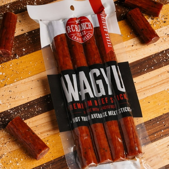 R-C Ranch Wagyu Beef Sticks-Original 0 Sugar, 4oz Pack