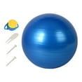 thumbnail image 2 of Almencla Exercise Ball Back Support Pilates Ball, Versatile, Anti Slip Inflator Included Stability Training Thickened Home Gym Workout blue 75cm, 2 of 8