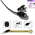 thumbnail image 1 of 4Pin XLR 3.5MM Lavalier Lapel Microphone for Sennheiser for Shure Wireless Black, 1 of 4