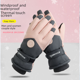 thumbnail image 1 of Guantes de esquí de otoño e invierno para hombres y mujeres, guantes de terciopelo gruesos y cálidos para deportes de equitación, resistentes al viento y al agua, 1 of 5