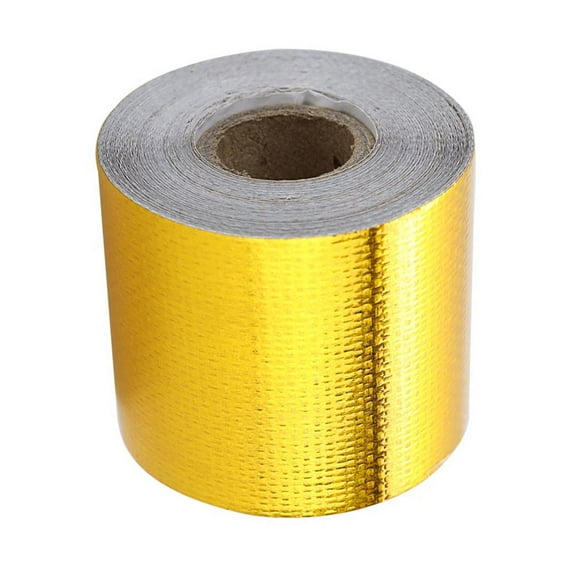 Xiao Hua aluminum foil sealing tape, heat-resistant tape, waterproof pipeline repair tape, high-temperature resistant aluminum foil fiber cloth tape, 1 piece, 2-inch wide