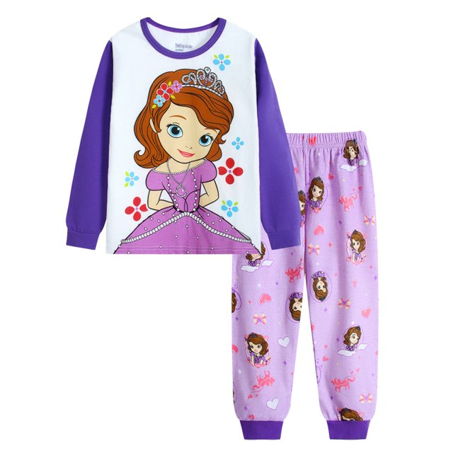 Ensembles de Vêtements pour Enfants Printemps Automne Vêtements de Nuit Vêtements Enfants Collection Mickey Ensemble de Pyjamas Filles Pijamas Minnie Pyjamas