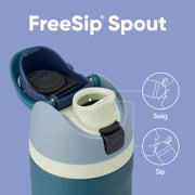 Owala FreeSip Stainless Steel Water Bottle, 24oz, Denim