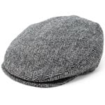 Harris Scottish Tweed - Classic Black & White Herringbone