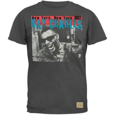 Ray Charles - Atlantic Records Overdye T-Shirt (The Best Of Ray Charles The Atlantic Years)
