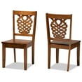 thumbnail image 2 of Baxton Studio Gervais Dining Chair, Set of 2, Walnut Brown, 2 of 8