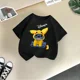 thumbnail image 3 of Camiseta de algodón cómoda de la marca Disney para niños y niñas de verano, camiseta de punto animado, ropa informal de moda urbana para niños y niñas, 3 of 5
