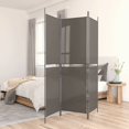 thumbnail image 1 of vidaXL 3-Panel Room Divider Anthracite 150x220 cm Fabric, 1 of 5