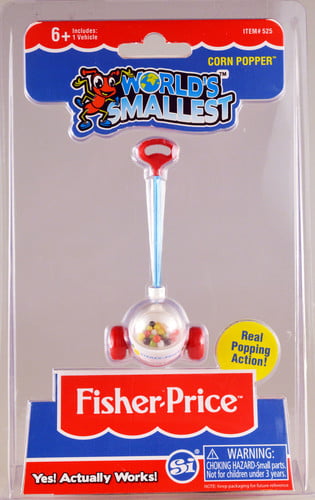 Miniature Fisher Price CORN POPPER Working Toy Doll House Worlds Smallest 