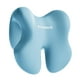 thumbnail image 2 of Almohada de espuma viscoelástica para el cuello, respaldo, silla ergonómica, almohada lumbar cervical Azul claro, 2 of 9