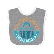 Inktastic Pensacola Florida Boys or Girls Baby Bib