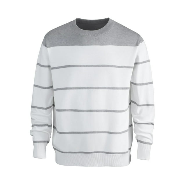Mens Sweaters and Pullovers Long Sleeve Knitted Cardigan Striped Versatile
