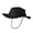 Black, variant on Outdoor Sun Shield Fisherman Hat with Wide Brim for Hiking And Casual Wear Breathable UPF Beret Style Cap Black One Size