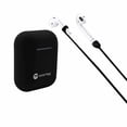 thumbnail image 2 of Mcase! Airpods Accessories Set, Airpods Waterproof Silicone Case Cover And Straps For Apple Airpod (Black), 2 of 2