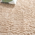 thumbnail image 6 of SAFAVIEH Rainbow Rosalin Solid Shag Area Rug, Beige, 5' x 8', 6 of 7