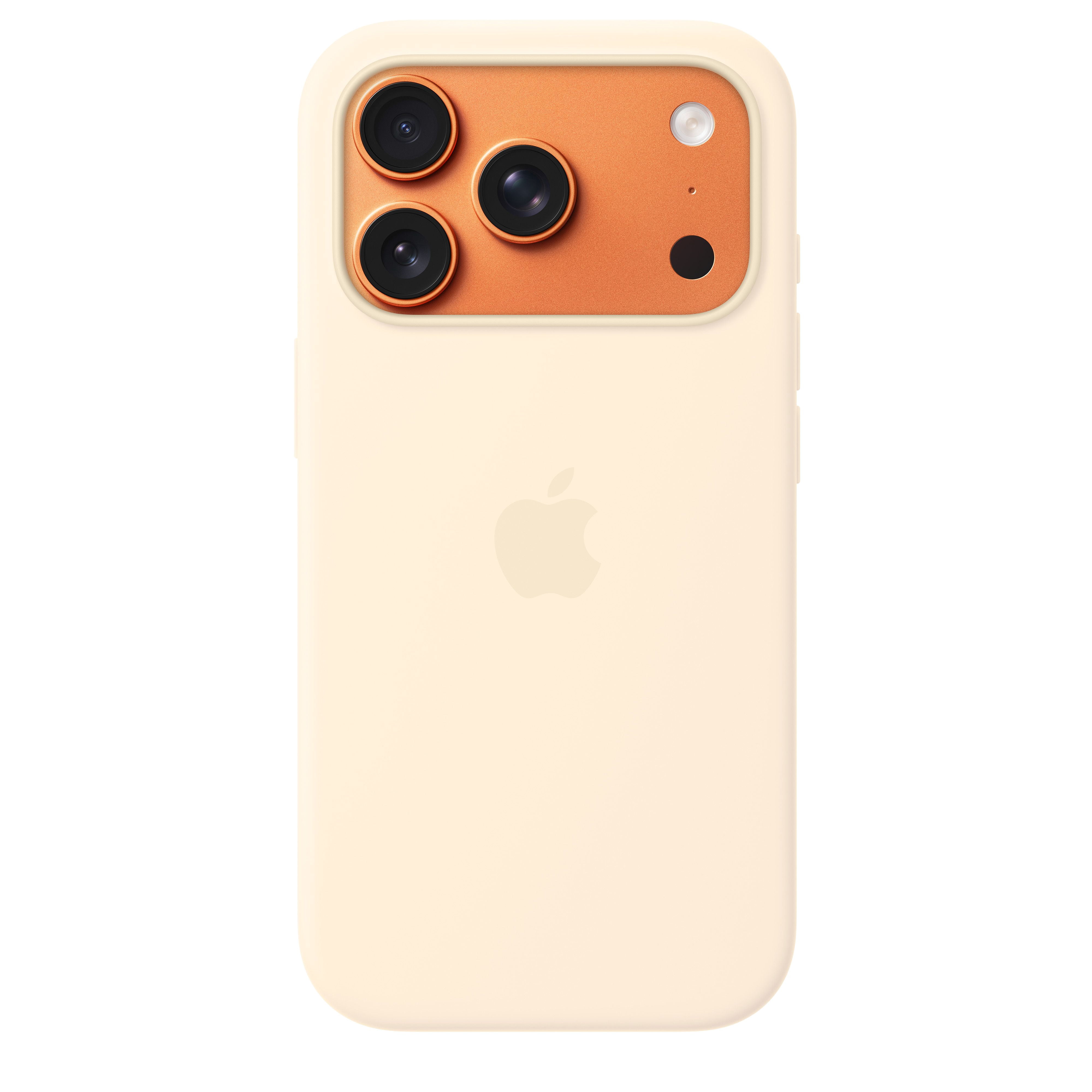 Apple iPhone 17 Pro Silicone Case with MagSafe – Vanilla