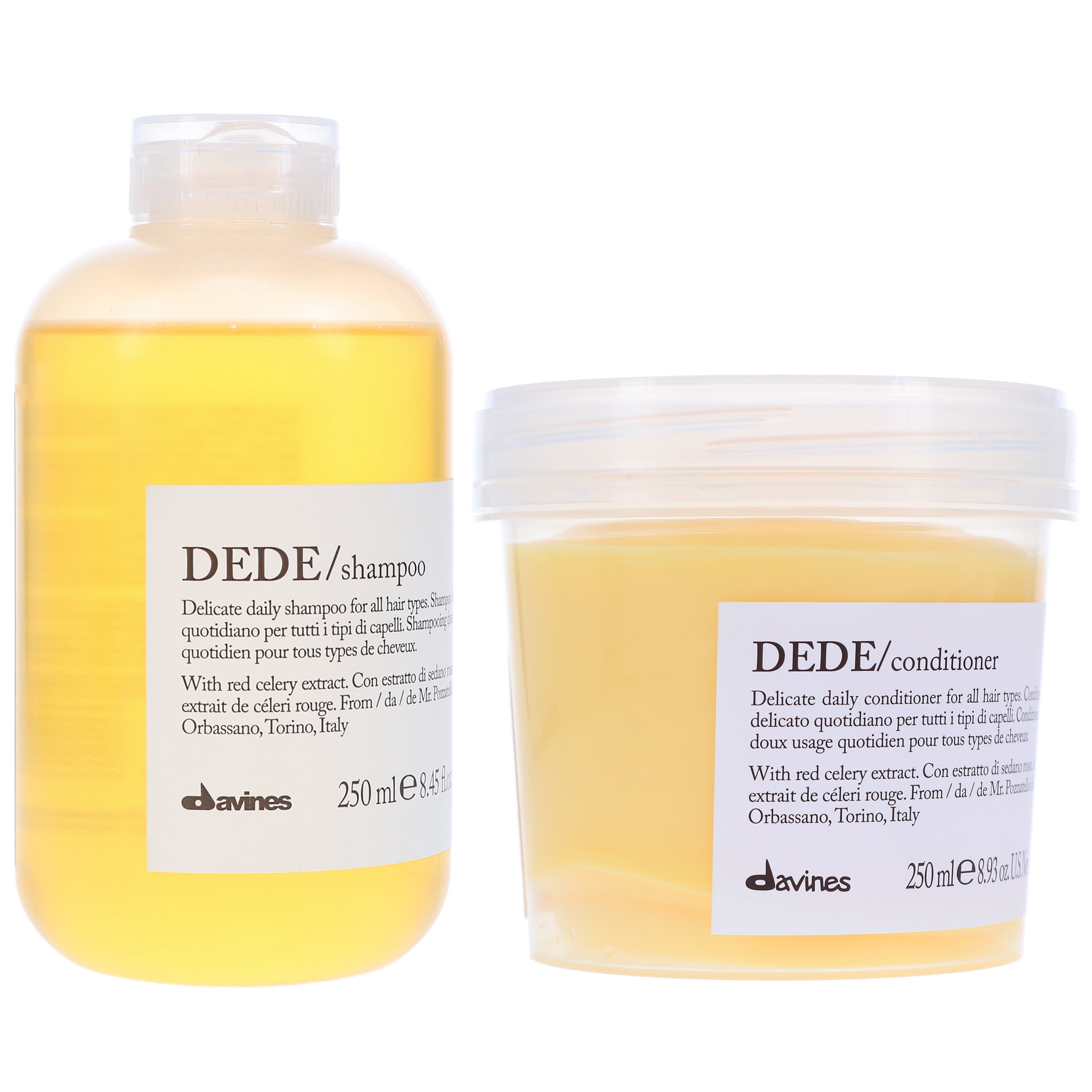 Davines DEDE Delicate Daily Shampoo 8.45 oz & Conditioner 8.93 oz Combo Pack