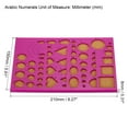 thumbnail image 2 of Uxcell 8x6" Paper Quilling Template Board Strips Mould Crimper Craft Tool, Rose Red, 2 of 5