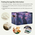 thumbnail image 5 of Storage Bins with Handle Fabric Organizer Basket Foldable Box 1 Pack Black Cat with Wizard Hat 14.2x10.2x8.3, 5 of 8